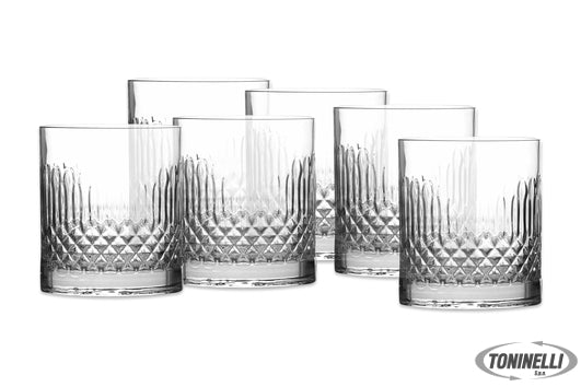 Bormioli Luigi Mixology Diamante - Confezione 6 Bicchieri Dof Cl 38 - 21961