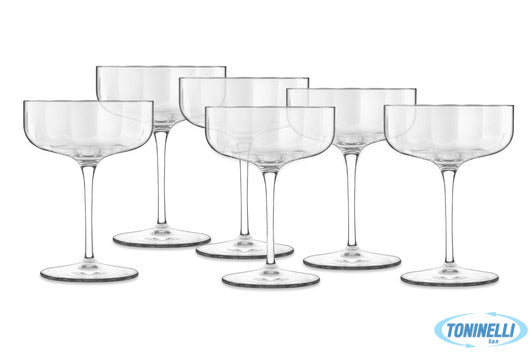 Bormioli Luigi Mixology Jazz - Confezione 6 Coppe Cocktail Cl 30 - 21966