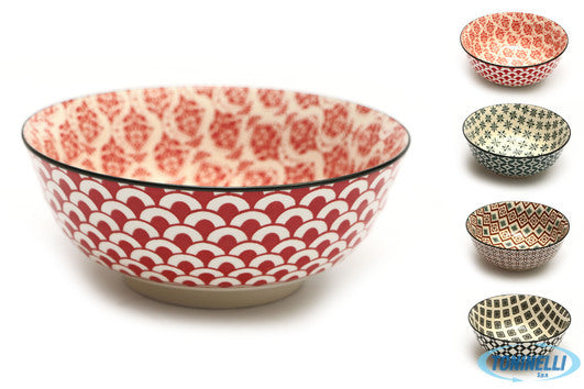 Import Tavola Mosaik-Coppa Cm.18 Decori Assortiti Rh43386-18 - 6739