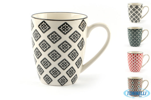 Import Tavola Mosaik-Tazza Mug Decori Assortiti  Rh9934L - 11583