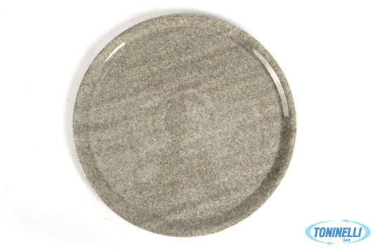 Saturnia  Napoli Granito Grigio-Piatto Pizza Cm.33  04Y49018 - 4129