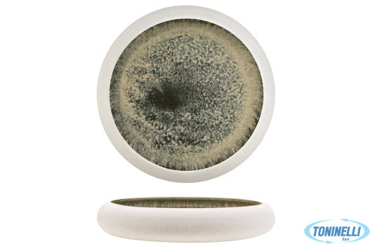 Import Tavola New Genesys Blu-Piatto Alto A Nido Cm.27 In Porcellana Cb3762-27-F