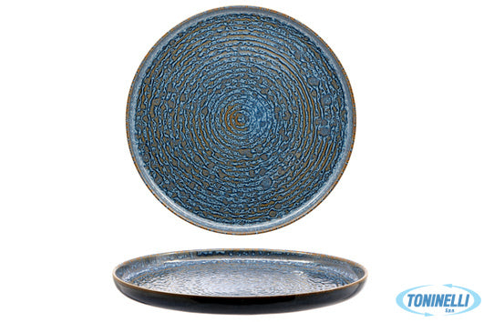 Mesa Ceramics Lda Okeanos-Piatto Piano Bordo Alto Cm.33 Ff0241331732 - 16429