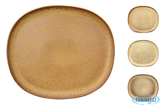 Pt Sango Ceramics Ora Arica - Piatto Piano Cm 33,5X29,5  88310Ar - 9525