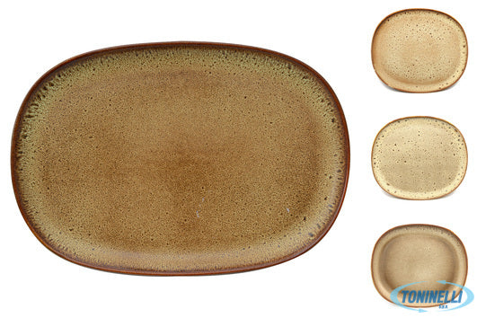 Pt Sango Ceramics Ora Arica - Vassoio Ovale Cm 33X23  88210Ar - 9531