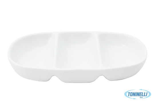 Pt Sango Ceramics Ora White - Coppetta  3 Scomparti  88351 - 9506