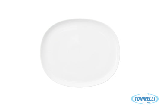 Pt Sango Ceramics Ora White - Piatto Piano Cm 23X20  88810Sq - 9494