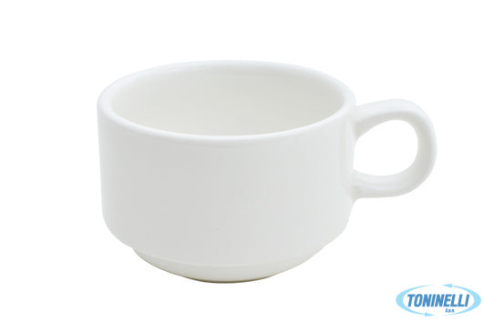 Pt Sango Ceramics Ora White - Tazza Caffe Impilabile Ml140  88401 - 9507