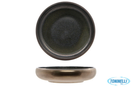 Import Tavola Oxide-Piatto Nido Tondo Cm.17,7 In Porcellana - 22023