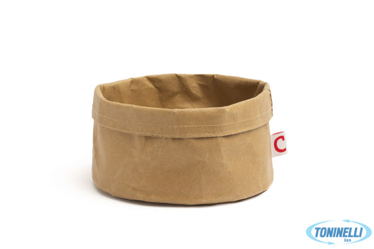 Comas Paneras Y Enfriador - Porta Pane Kraft In Tessuto Cm 20 H.12 7456 - Lavabi