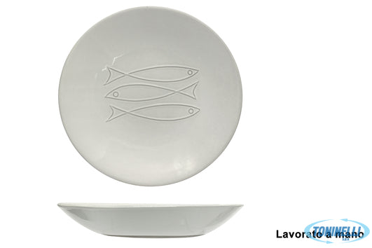 Import Tavola Pelago-Piatto Fondo Coupe Cm.26,5 H.4,5 In Gres Porcellanato - 237