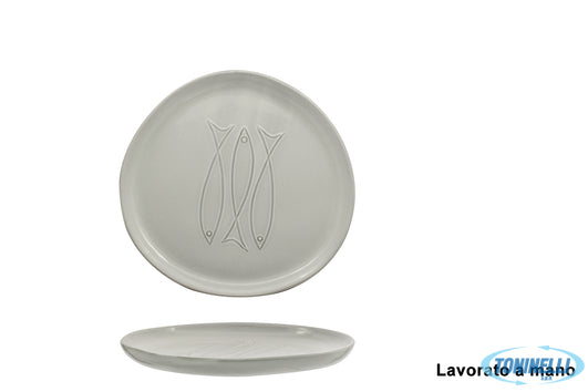 Import Tavola Pelago-Piatto Piano Organic Cm.22 In Gres Porcellanato - 23705