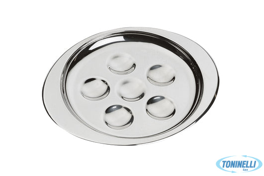 Ilsa                 Piatto Lumache Inox 6 Posti Cm 20X17 - 49401