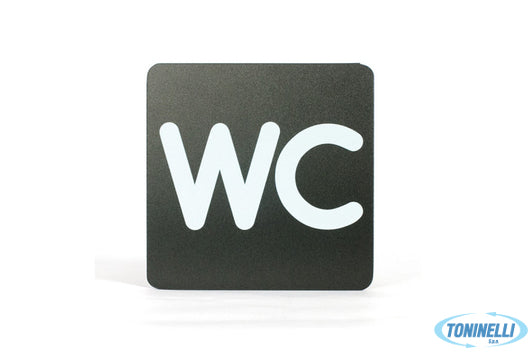 Stilcasa             Pittogrammi Pvc Nero - Wc Cm 16X16 Pr10-W - 15832