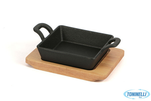 Import Tavola Professional Think-Casseruola Ghisa Quadra Cm.12,5X12,5 Con Base L