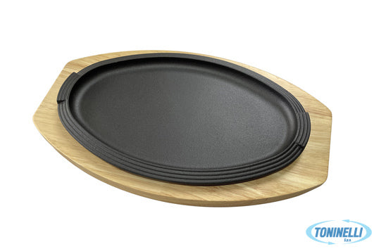 Import Tavola Professional Think-Piatto Ovale Ghisa Cm 29X19 (Interno Cm 26