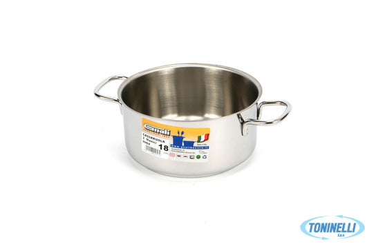 Gnali Realterm - Casseruola Alta 2 Manici Cm.18 C218 - 13601