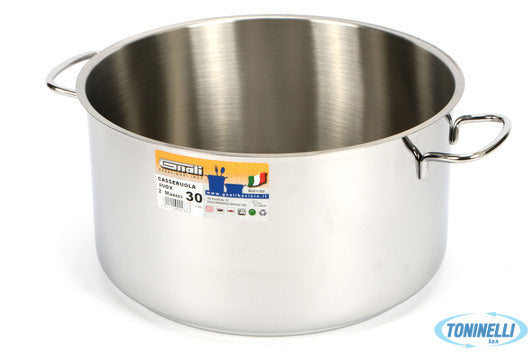 Gnali Realterm - Casseruola Alta 2 Manici Cm.30 C230 - 14204