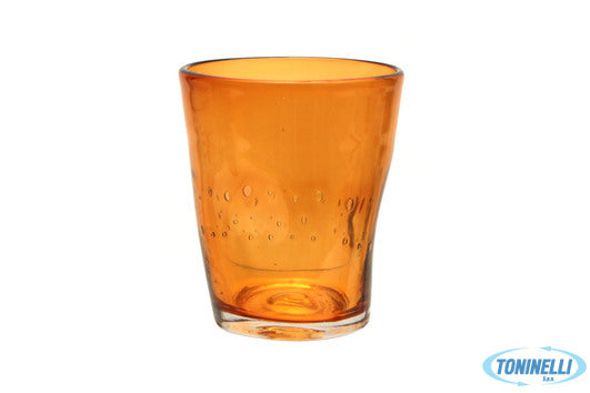 Import Tavola Rialto-Bicchiere Acqua Cl.35 Incamiciato Ambra T090105Ch - 1782