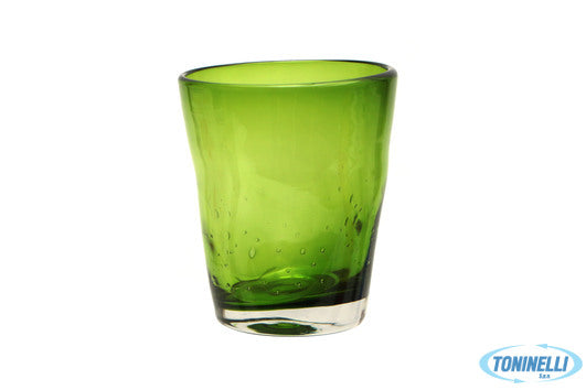 Import Tavola Rialto-Bicchiere Acqua Cl.35 Incamiciato Verde T090105Ca - 1781