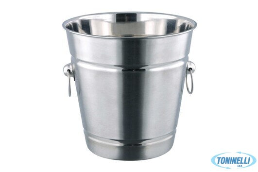 Ilsa                 Secchiello Champagne Inox Cm 20X21,5X21,5H Con Anelli - 494