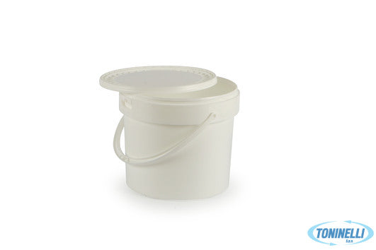 Isi Food Secchio Alimenti Con Coperchio Polipropilene Lt.16,1 Bianco - 3119200