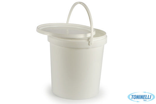 Isi Food Secchio Alimenti Con Coperchio Polipropilene Lt.22,8 Bianco - 3119300