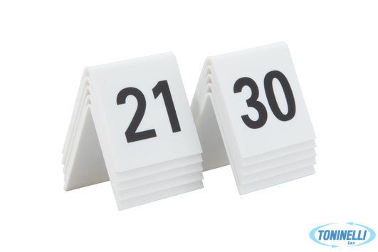Securit  Segnaposto-Confezione Numeri Da 21 A 30 Tn-21-30-Wt - 15251