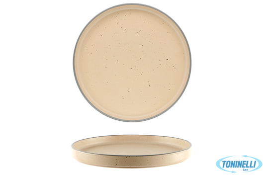 Ariane Fine Porcelain Selas Sabbia- Piatto Nordic Cm 21- Allumina - 22363