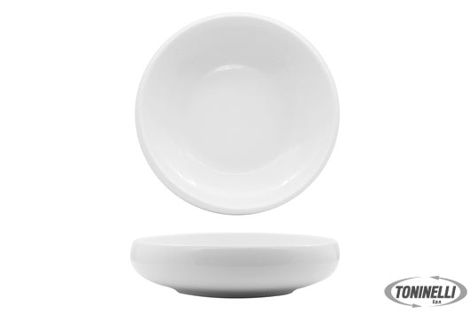 Import Tavola Selecta-Piattino Nido Tondo Cm.14,5 Bianco In Porcellana - 21997
