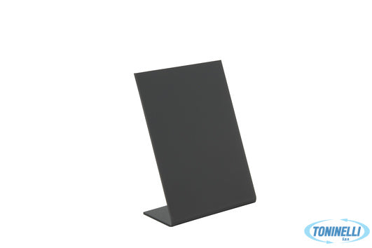 Securit  Set Da 5 Lavagne Da Tavola Nere A Forma Di L In Acrilico Formato A7 Cm