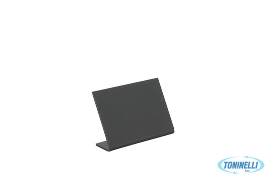 Securit  Set Da 5 Lavagne Da Tavola Nere A Forma Di L In Acrilico Formato A8 Cm