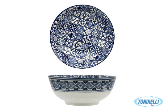 Import Tavola Sintra Blue-Coppa Cm.18  Rh43386-18-Js106D - 14482