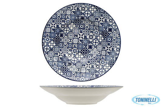 Import Tavola Sintra Blue-Piatto Pasta Cm.27,5  Rh40654-Js106D - 14472