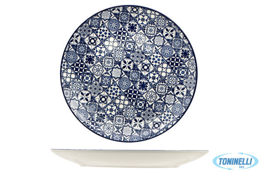 Import Tavola Sintra Blue-Piatto Piano Cm.28,5  Rh40069-11.25-Js106D - 14586