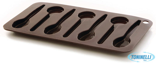 Ghidini Cipriano     Stampo Per Cioccolatini In Silicone A Forma Di Cucchiaio -