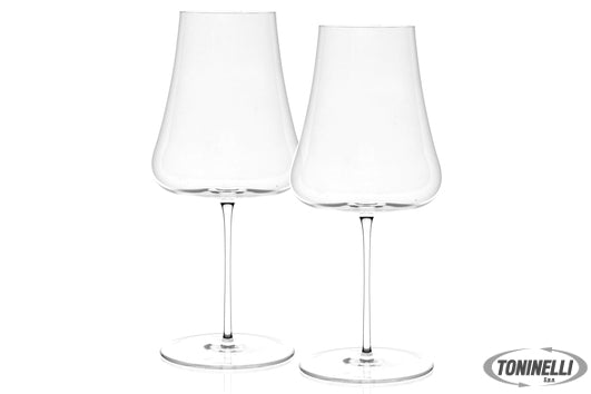 Pasabahce  Stem Zero Volcano-Confezione 2 Calici Vino Bianco Cl 70  Soffiati A B