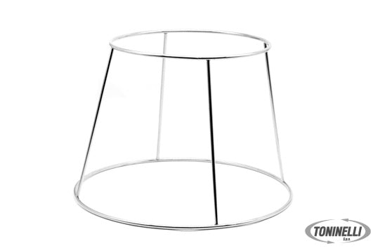 Agnelli Supporto Piatto Frutti Di Mare Alto In Acciaio Cromato  Diametro Cm 19-2
