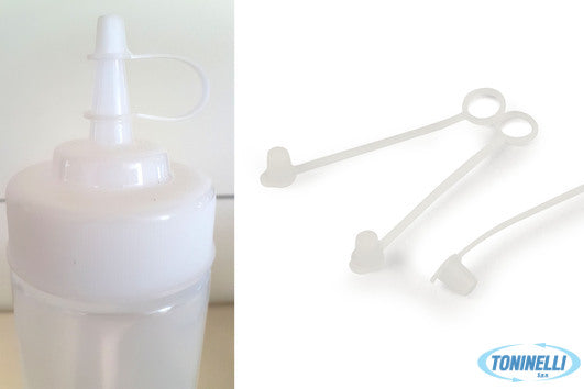 Tablecraft           Tappi Squeeze Confezione 12 Pezzi Bianco Adatto Per Squeeze