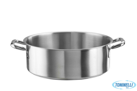 Pinti Inox Tender-Casseruola Bassa 2Manici Cm 36H13 Lt13,25 Inox 33900932 - 1552