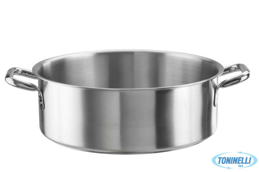 Pinti Inox Tender-Casseruola Bassa 2Manici Cm 45H15,5 Lt25 Inox 33900945 - 15528