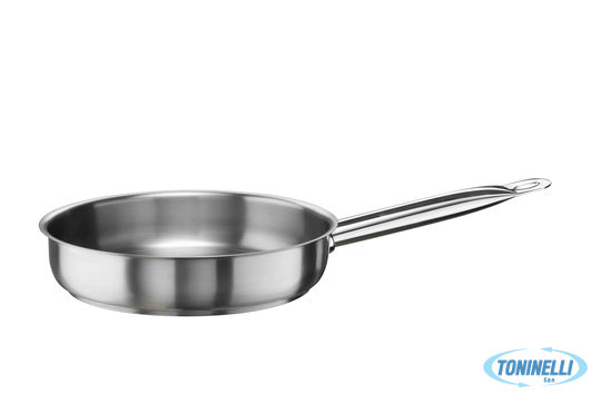Pinti Inox Tender-Padella 1 Manico Cm 28 H 5,5 Lt 3,4 Inox 33902528 - 15533