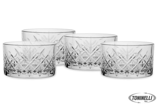 Pasabahce  Timeless - Confezione 4 Coppette Tonde Cl 22,5 - 10490