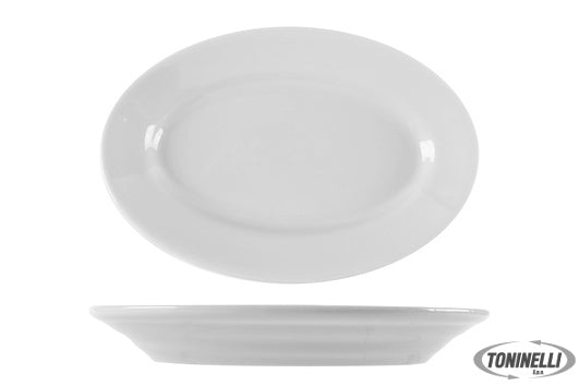 Saturnia  Tivoli Bianco - Piatto Ovale Cm 31 - 2074300