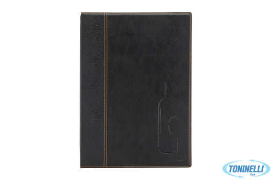Securit  Trendy-Portamenu Carta Dei Vini In Similpelle Con Inserto Doppio Colore
