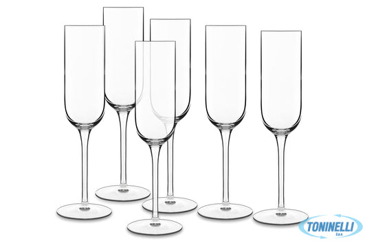 Bormioli Luigi Vinalia - Cf.6 Calici Prosecco Cl.21 H.23,5 Cm.7 - 19745