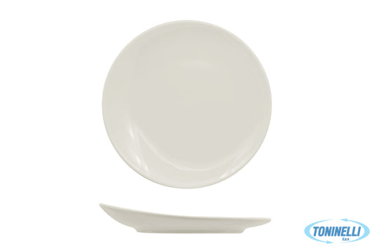 Ariane Fine Porcelain Vital Coupe - Piatto Piano Asimmetrico Cm 15-Allumina - 22