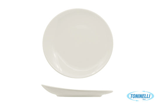 Ariane Fine Porcelain Vital Coupe - Piatto Piano Asimmetrico Cm 21-Allumina - 22