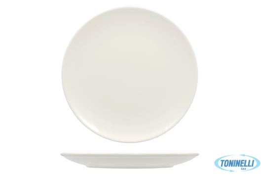 Ariane Fine Porcelain Vital Coupe Doppio Bordo - Piatto Piano Cm 31-Allumina - 2