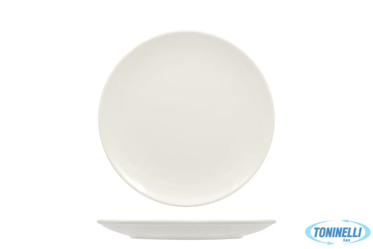 Ariane Fine Porcelain Vital Coupe Doppio Bordo-Piatto Piano Cm 27-Allumina - 244